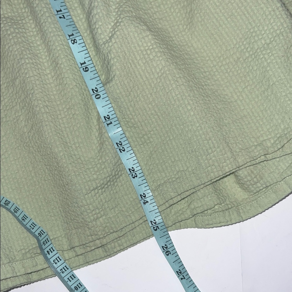 H&M  Girls Light Green Textured Sleeveless Dress size 7 - Picture 6 of 6